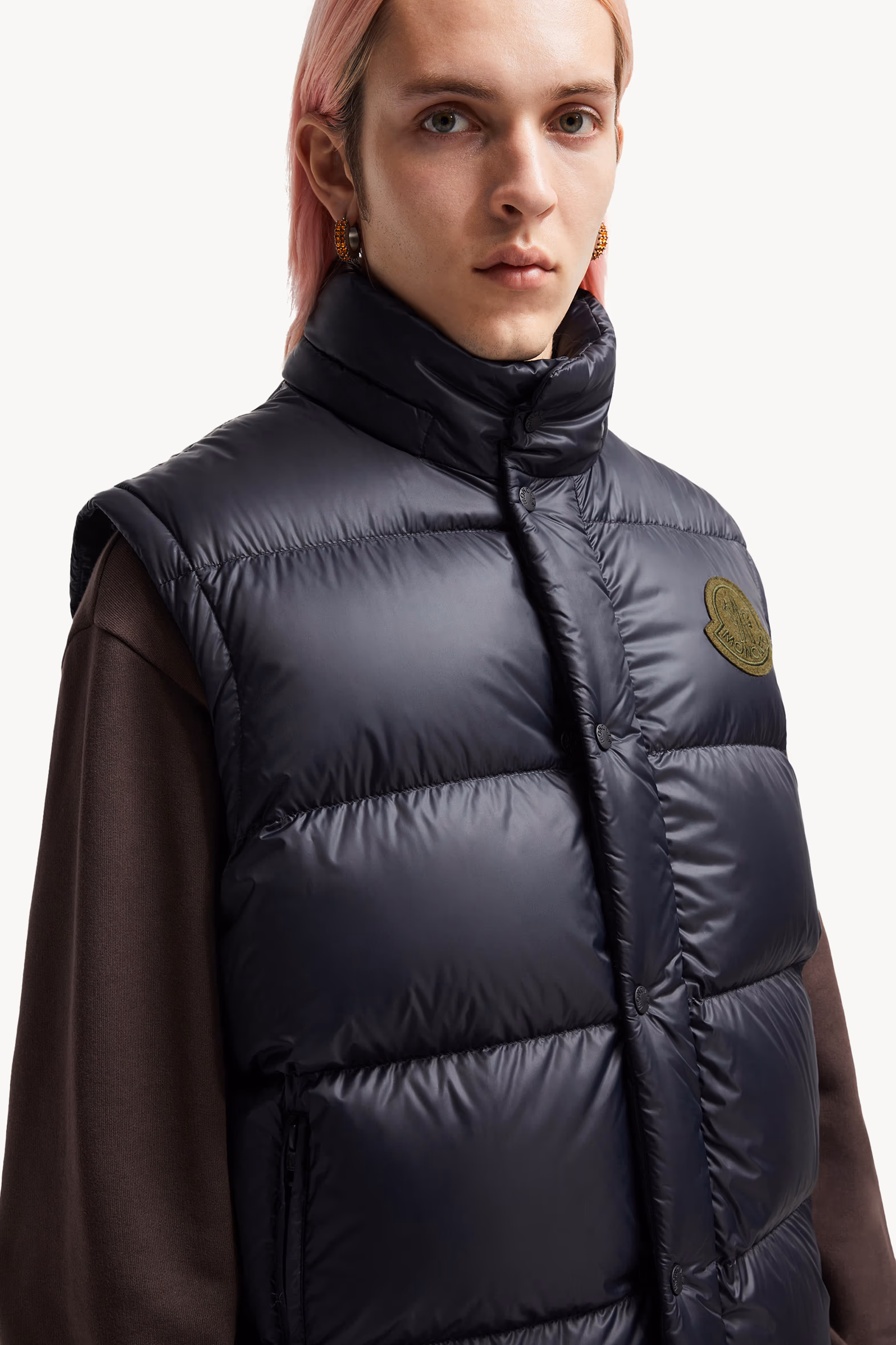 Cyclone 2-in-1 Hooded Short Down Jacket Men Dark Blue Moncler 9
